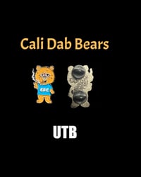 Image 2 of (PINS) Cali dab bears (Brown and silver bear)