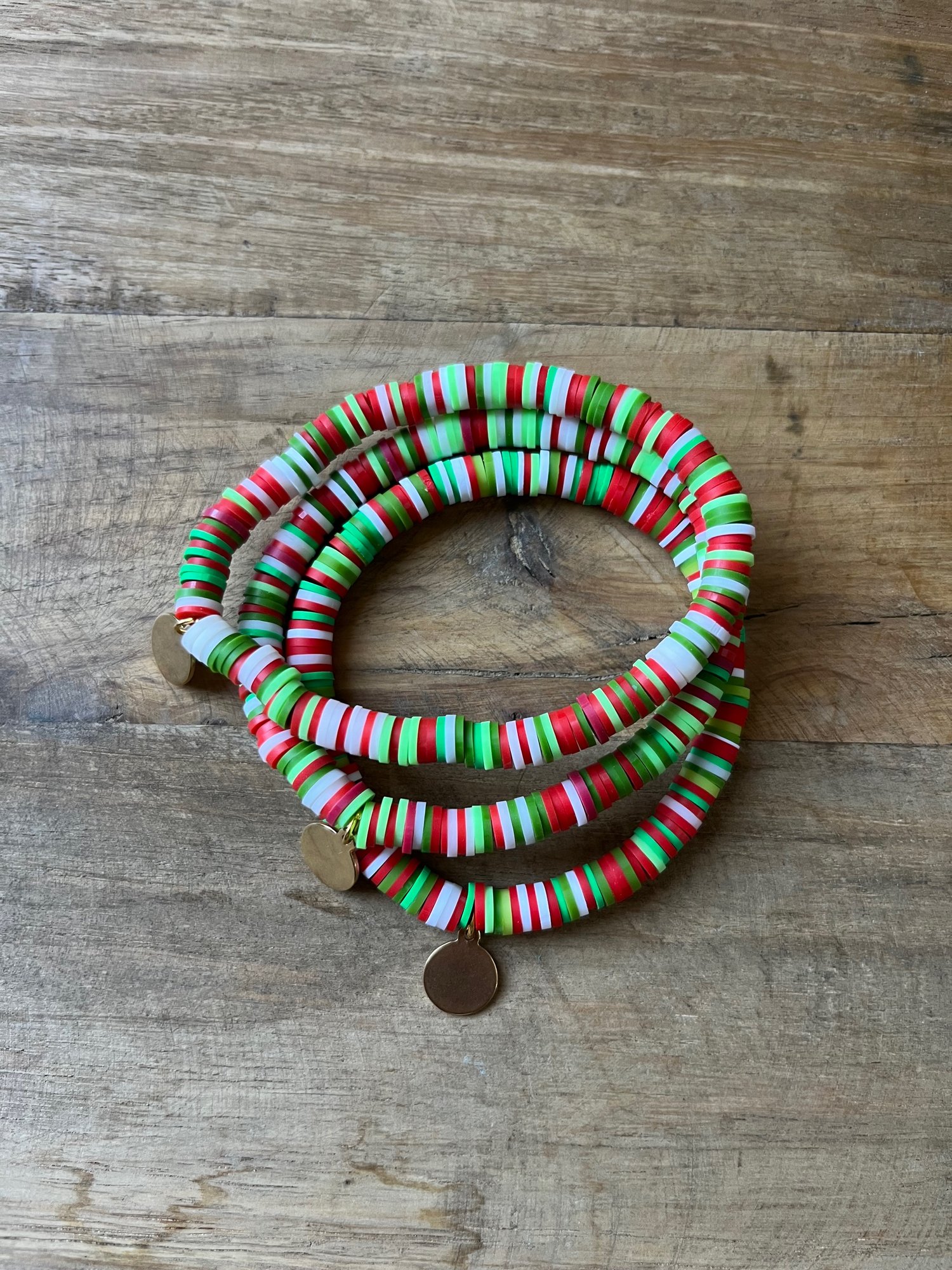 Image of Christmas Mix Bracelet with circle charm