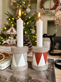 Image 1 of SALE! Festive Drum Candle Holders ( 3 options )
