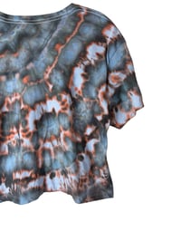 Image 3 of L Crop Tee in Ember Ice Dye #3