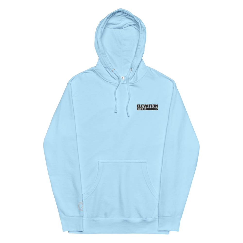 Embroidered team logo hoodie 