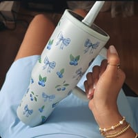 Image 14 of Leak-Proof 40oz Tumbler with Straw