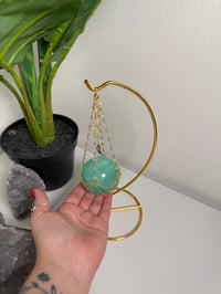 Image 2 of GOLD HANGING SPHERE HOLDERS