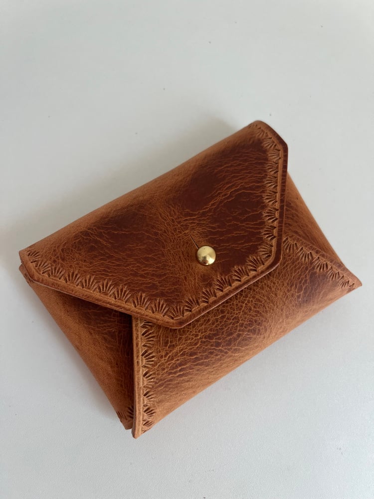 Image of Waxy Natural "No-Stitch" Card Wallet 