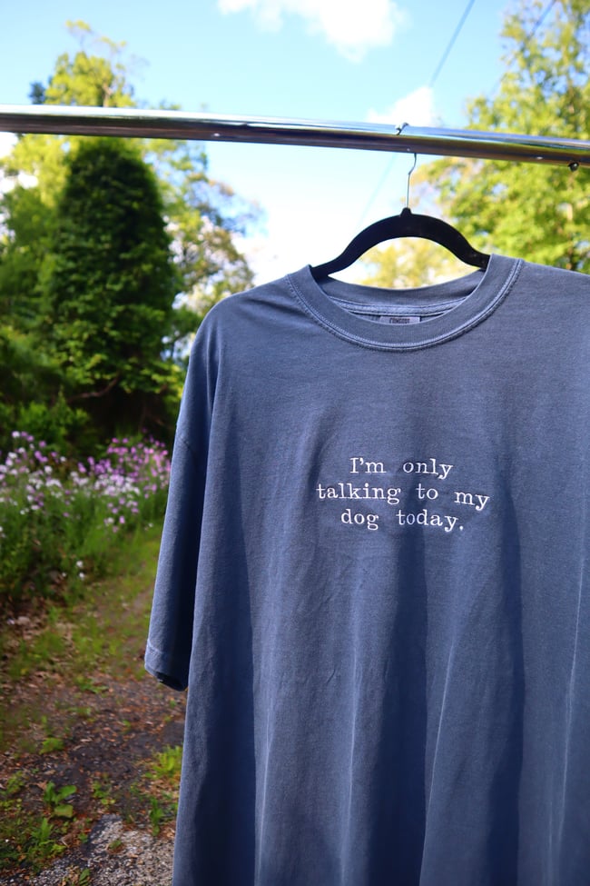 I’M ONLY TALKING TO MY DOG TODAY TSHIRT