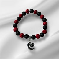 Image 1 of Red/Black Charm Bracelet 