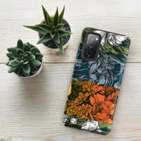 Image 11 of Art Nouveau Inspired Colorful Quartet Boho Hippie Floral Sketch Tough case for Samsung®