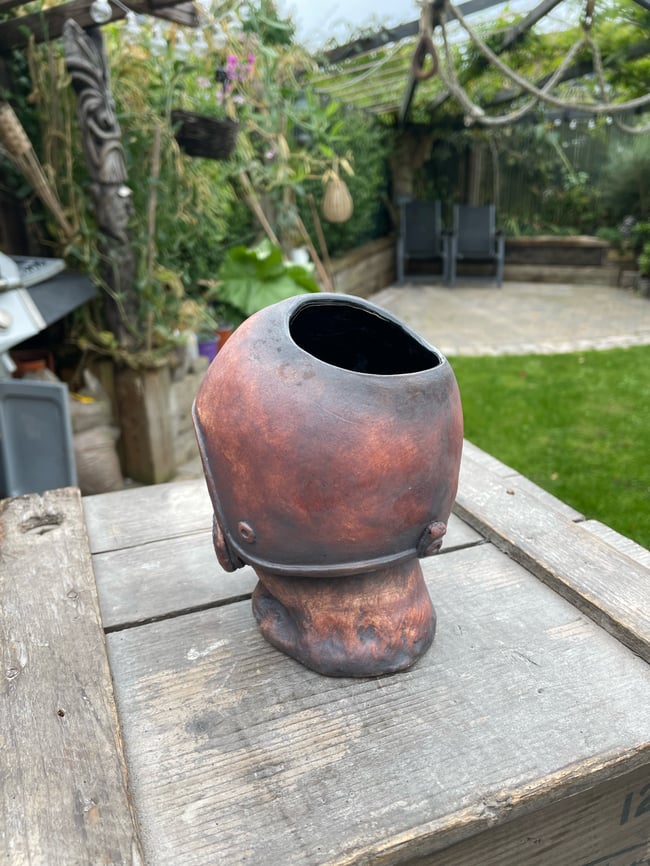 Top fuel dragster helmet mug 