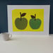 Image of Two Apples monoprints