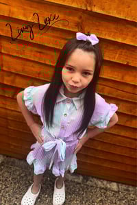 Image 2 of Girls Blue&Lilac Ombré Playsuit 