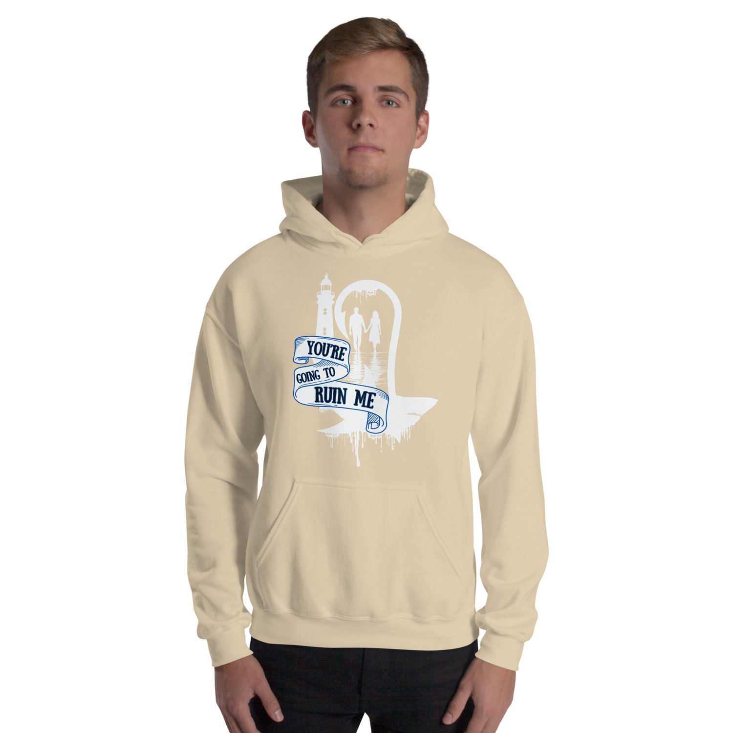 Image of Officially licensed does it hurt you're going to ruin me white Unisex Hoodie