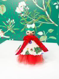 Image 2 of Wool Ball Ornament Classic Mini Doll #3