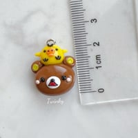 Image 4 of Rilakkuma Kiirotori Inspired Polymer Clay Charm