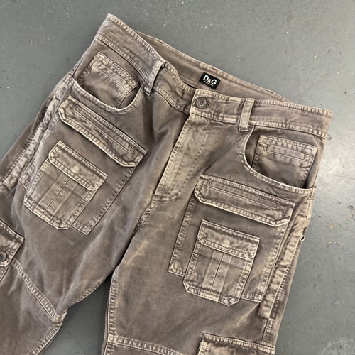 Image of SS 2008 Dolce & Gabbana Multipocket Cargos, size 36