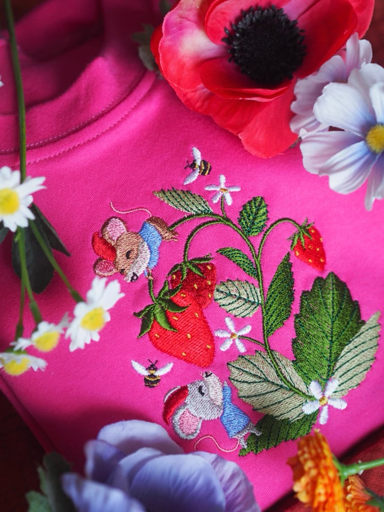 Image of The Strawberry Patch Gnomes - Cerise Tee