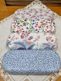 Image 3 of Sanderson Glasses Case - blue and pink