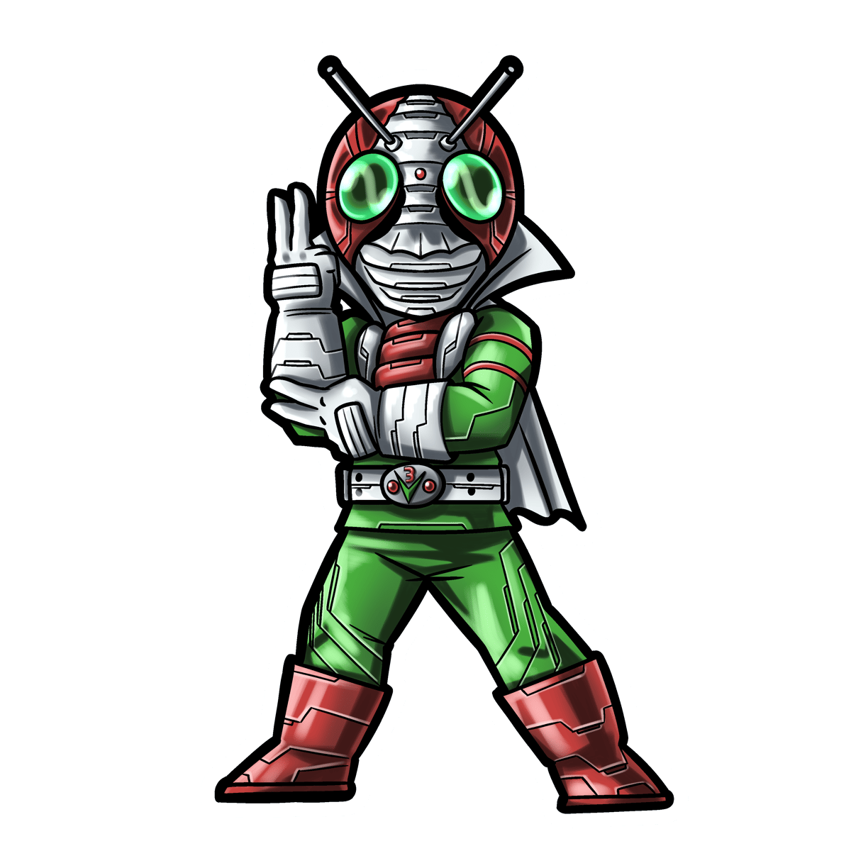 Image of Kamen Rider V3 sticker