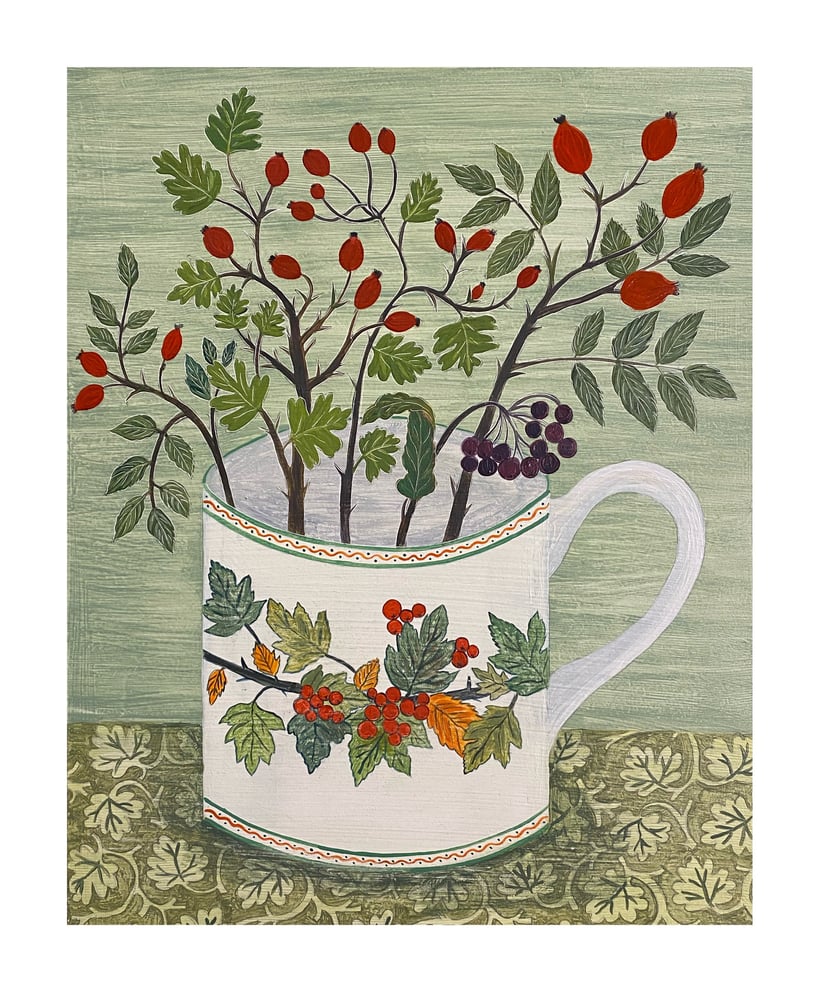 Image of Winter Berries Giclee print
