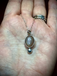 Image 2 of Peach Moonstone Necklace
