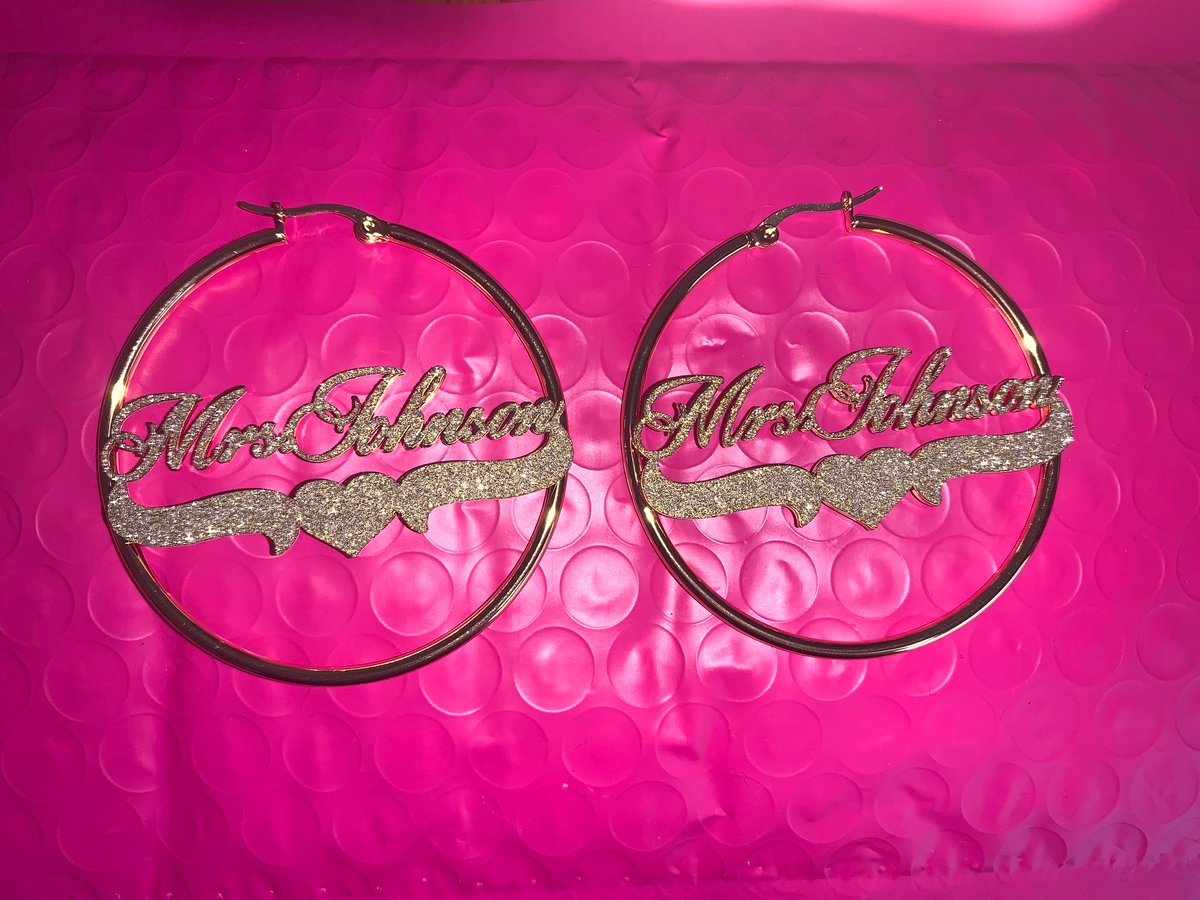 Image of Personalized earrings 