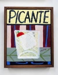Picante framed canvas