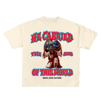 Image 1 of He carried the sins of this world T-Shirt