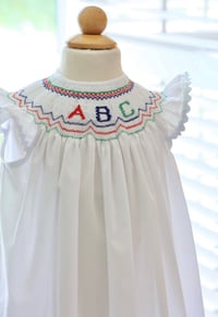 Image 3 of Hand Smocked ABC Bishop
