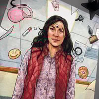 Image 2 of Evelyn Wang Watercolor Print