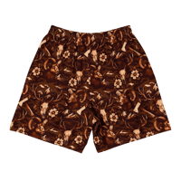 Image 2 of Espresso Camo Unisex Athletic Shorts