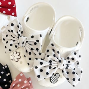 Image of Minnie Mouse Croc Bows (Large)