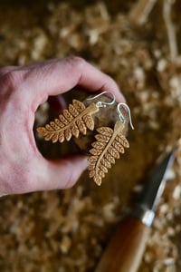 Image 7 of   Fern Leaf Earrings