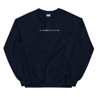 Image 5 of THE MCDREAMY CREWNECK - CURSIVE WHITE