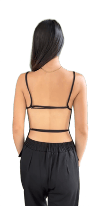 Image 4 of Open Back Black Top