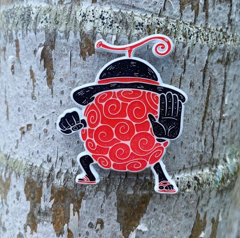 Image of Luffy Fruit (Hatpin)
