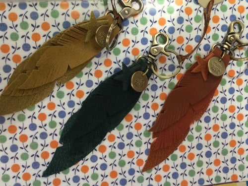 Image of Porte-clés plum (7 couleurs )