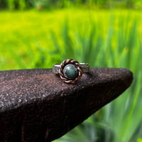 Image 1 of Heavy Band Damele Ring- Size 10