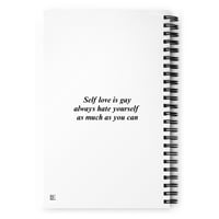 Image 3 of 30 days of Self love Spiral notebook