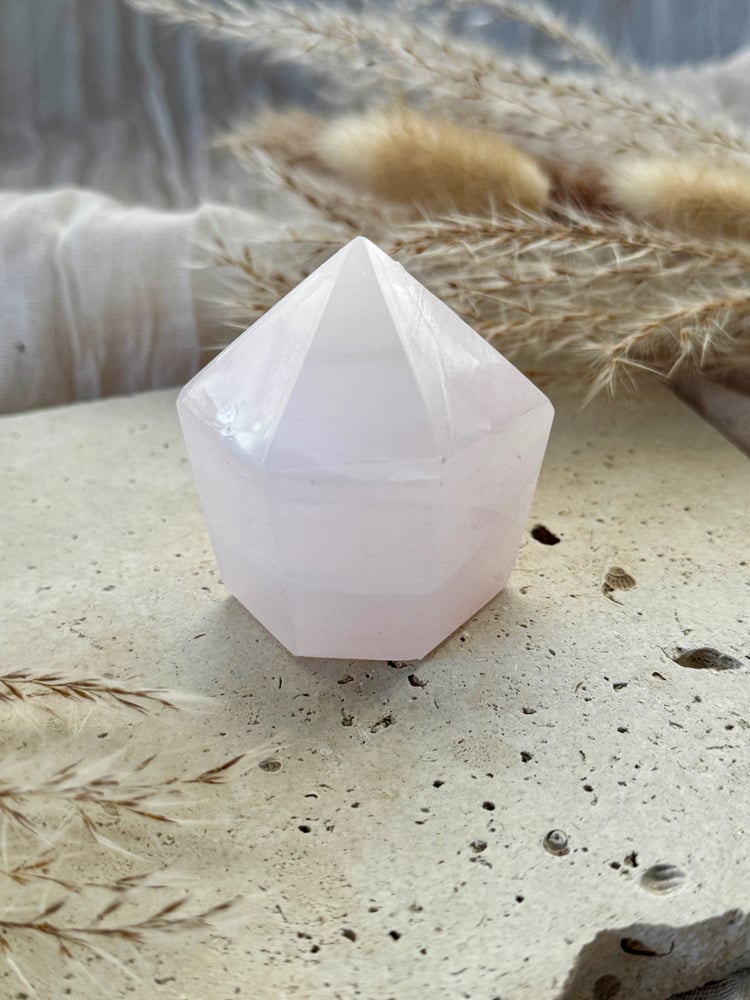 Image of Pink Calcite Cupcake Tower 