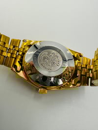 Image 11 of Rado Purple Horse Day Date Blue Dial Gold Plated Automatic Men’s Watch