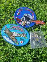 Pilotlocker RAF Patch & Keyring Bundle