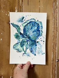 Image 2 of "Blue Iris" Original