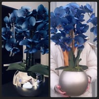 Image 1 of Blue orchid bowl