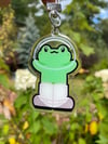 Space Frog Keychain