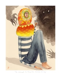 Image 1 of “An attempt to keep the darkness at bay” print