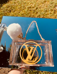 Image 3 of  LV Clear Clutch Purse 