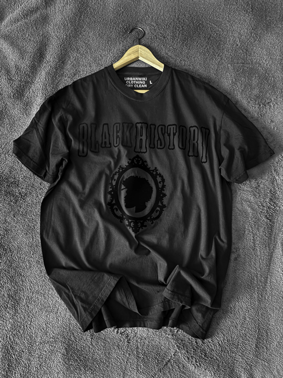 Image of BLACK ON BLACK TEE