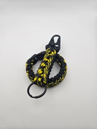 Image 3 of Blackout Hive Set – Bracelet + Keychain | BlackhawkBraids #35