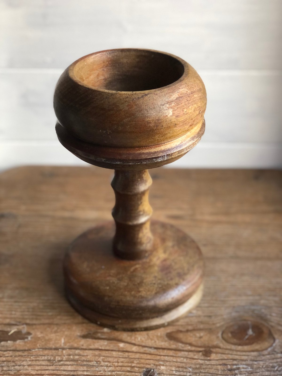 Image of Chunky turned wooden chalice