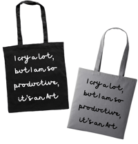 Image 1 of I Cry A Lot Tote Bag