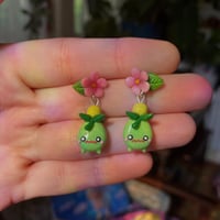 Image 1 of Smoliv Pokemon Earrings